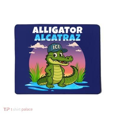 Alligator Alcatraz Sunset Mousepad