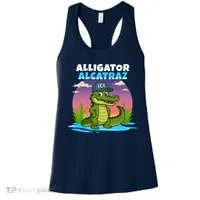 Alligator Alcatraz Sunset Women's Tank Top thumb 0