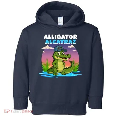 Alligator Alcatraz Sunset Toddler Hoodie