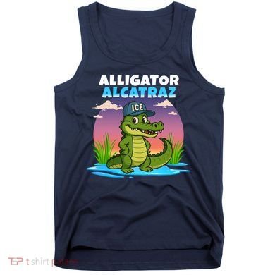 Alligator Alcatraz Sunset Tank Top