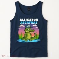 Alligator Alcatraz Sunset Tank Top thumb 2