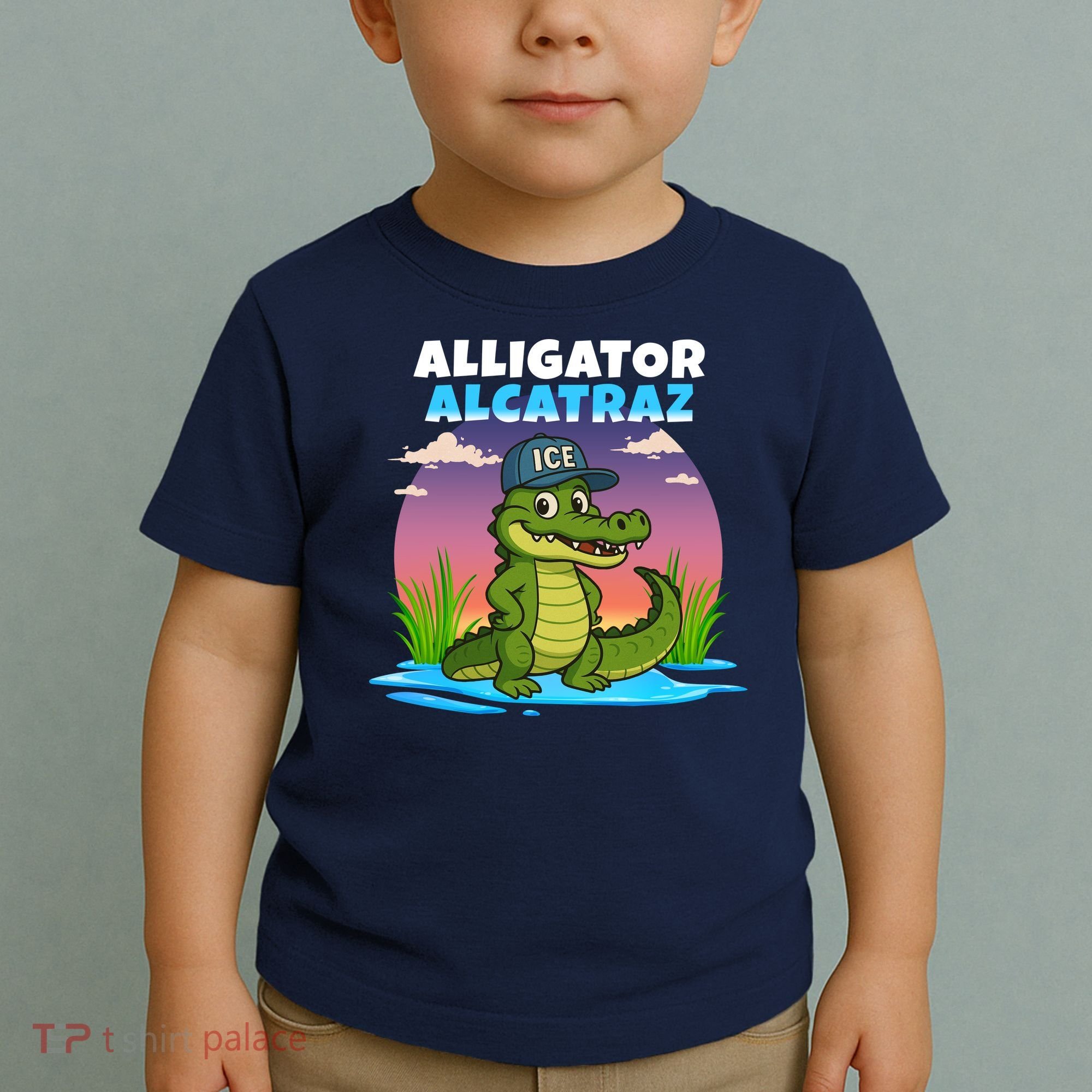 Alligator Alcatraz Sunset Toddler T-Shirt