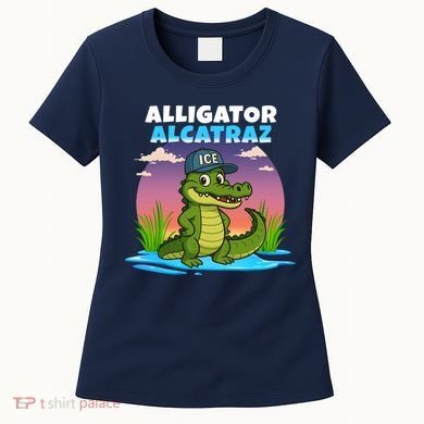 Alligator Alcatraz Sunset Women's T-Shirt