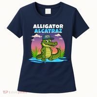 Alligator Alcatraz Sunset Women's T-Shirt thumb 0