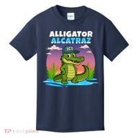 Alligator Alcatraz Sunset Kids T-Shirt thumb 0