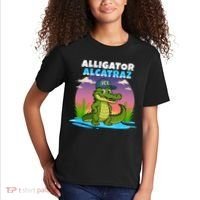 Alligator Alcatraz Sunset Kids T-Shirt thumb 2