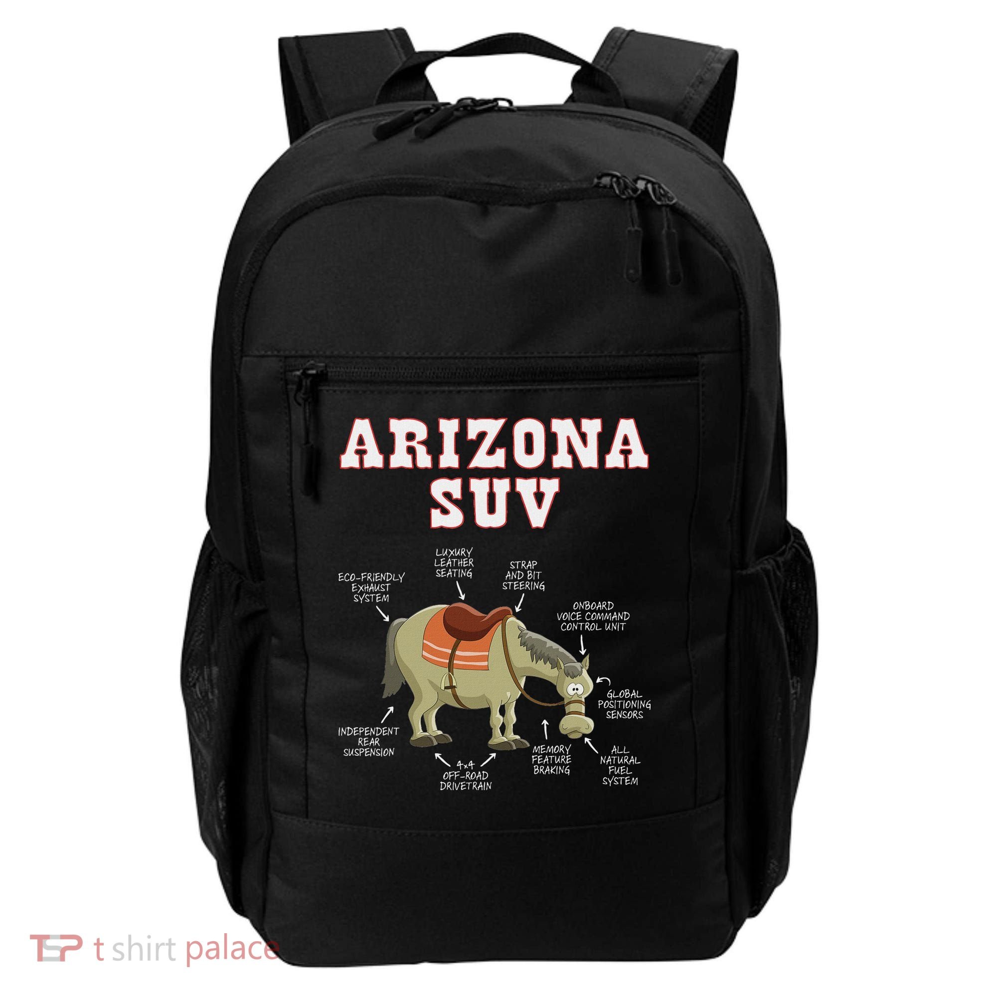 Arizona Az Suv Funny Joke Horse Mule Souvenir Gift Backpack