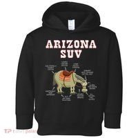 Arizona Az Suv Funny Joke Horse Mule Souvenir Gift Toddler Hoodie thumb 0