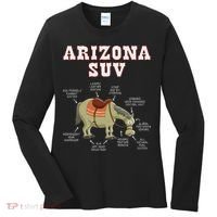 Arizona Az Suv Funny Joke Horse Mule Souvenir Gift Women's Long Sleeve Shirt thumb 0