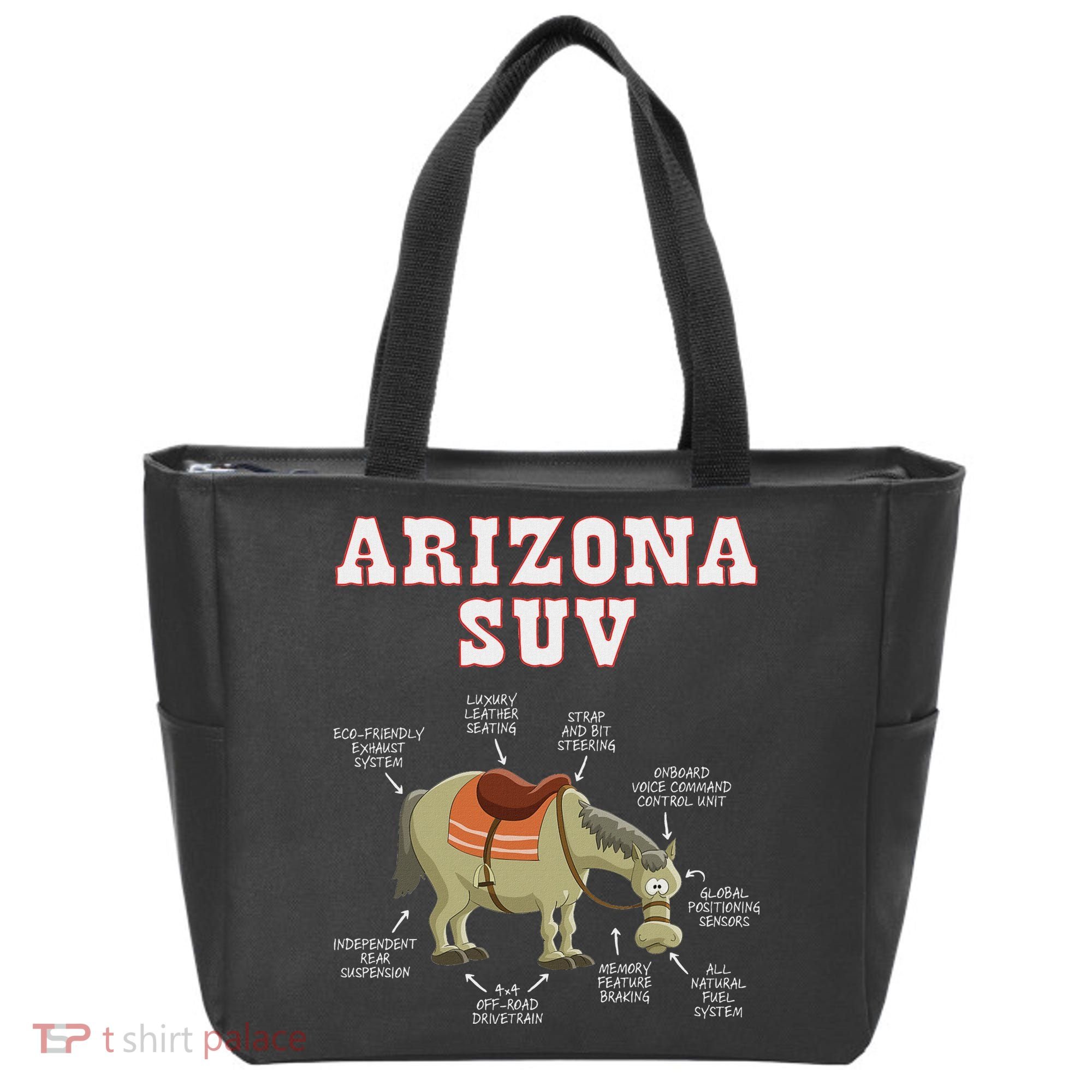 Arizona Az Suv Funny Joke Horse Mule Souvenir Gift Tote Bag