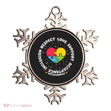 Autism Awareness Support Puzzle Heart Ornament