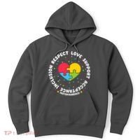 Autism Awareness Support Puzzle Heart Hoodie thumb 0