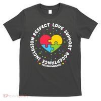 Autism Awareness Support Puzzle Heart T-Shirt thumb 0