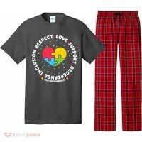 Autism Awareness Support Puzzle Heart Pajama Set thumb 0