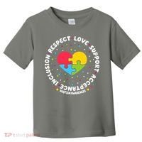 Autism Awareness Support Puzzle Heart Toddler T-Shirt thumb 0