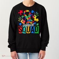 Autism Awareness Support Squad Family Women's Sweatshirt thumb 0