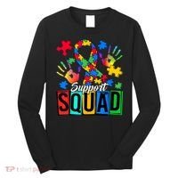 Autism Awareness Support Squad Family Long Sleeve Shirt thumb 0