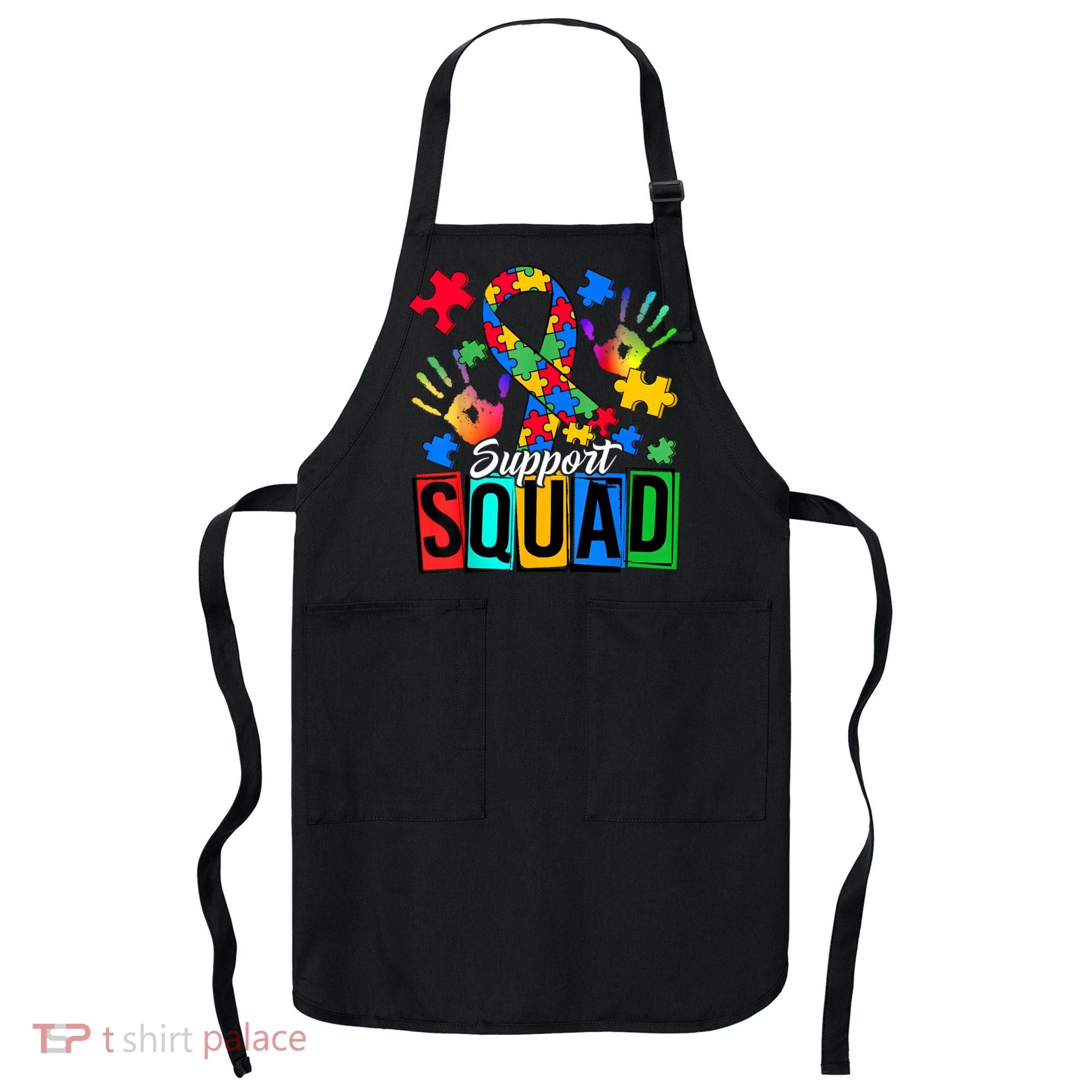 Autism Awareness Support Squad Family Apron