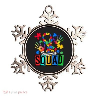 Autism Awareness Support Squad Family Ornament