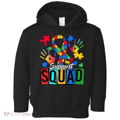 Autism Awareness Support Squad Family Toddler Hoodie