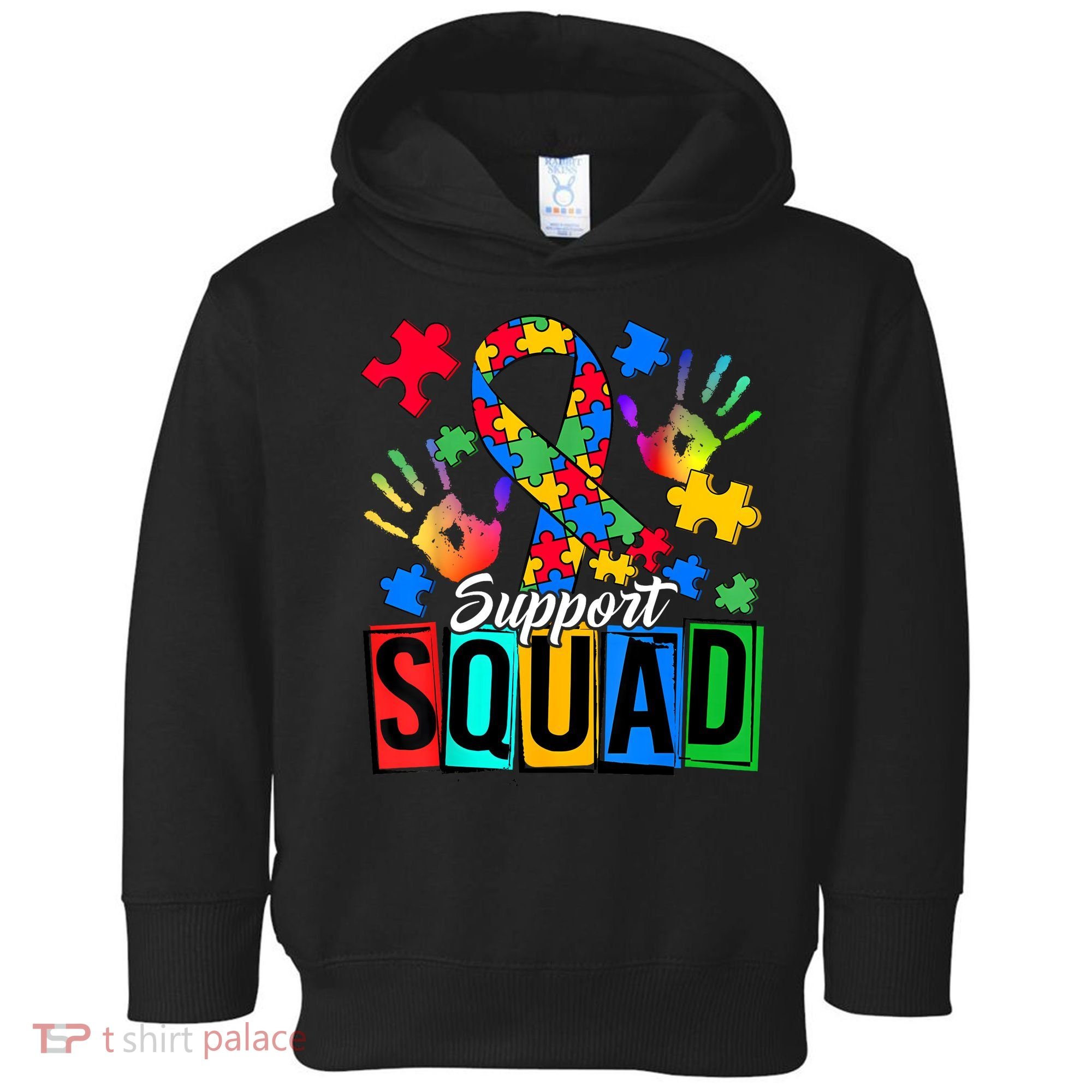 Autism Awareness Support Squad Family Toddler Hoodie