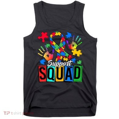 Autism Awareness Support Squad Family Tank Top