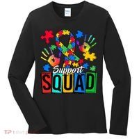 Autism Awareness Support Squad Family Women's Long Sleeve Shirt thumb 0