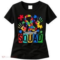 Autism Awareness Support Squad Family Women's T-Shirt thumb 0