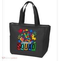 Autism Awareness Support Squad Family Tote Bag thumb 3