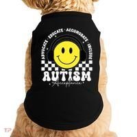 Autism Acceptance Special Education Teacher Doggie Tank thumb 0