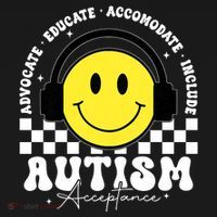 Autism Acceptance Special Education Teacher USA-Made Doggie Bandana thumb 2