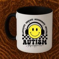 Autism Acceptance Special Education Teacher Coffee Mug thumb 2