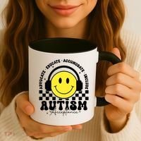 Autism Acceptance Special Education Teacher Coffee Mug thumb 3