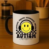Autism Acceptance Special Education Teacher Coffee Mug thumb 4