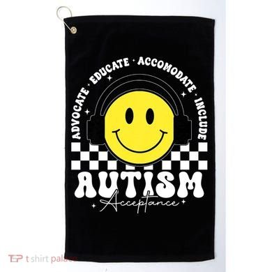 Autism Acceptance Special Education Teacher Golf Towel
