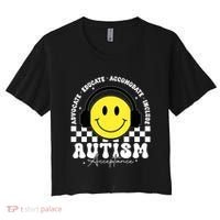 Autism Acceptance Special Education Teacher Women's Crop Top Tee thumb 0