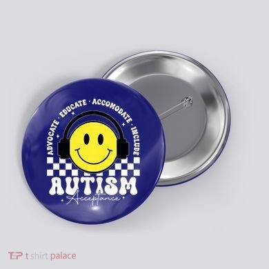 Autism Acceptance Special Education Teacher Button