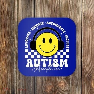 Autism Acceptance Special Education Teacher Coaster