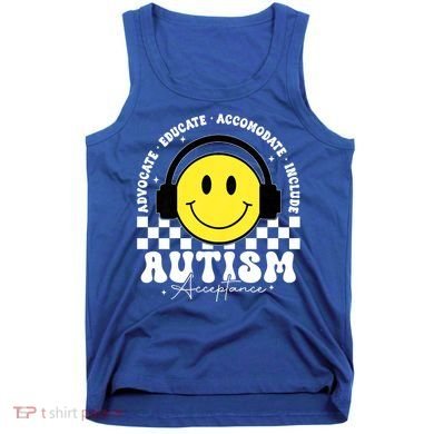 Autism Acceptance Special Education Teacher Tank Top