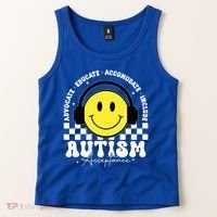 Autism Acceptance Special Education Teacher Tank Top thumb 2