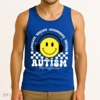 Autism Acceptance Special Education Teacher Tank Top thumb 3