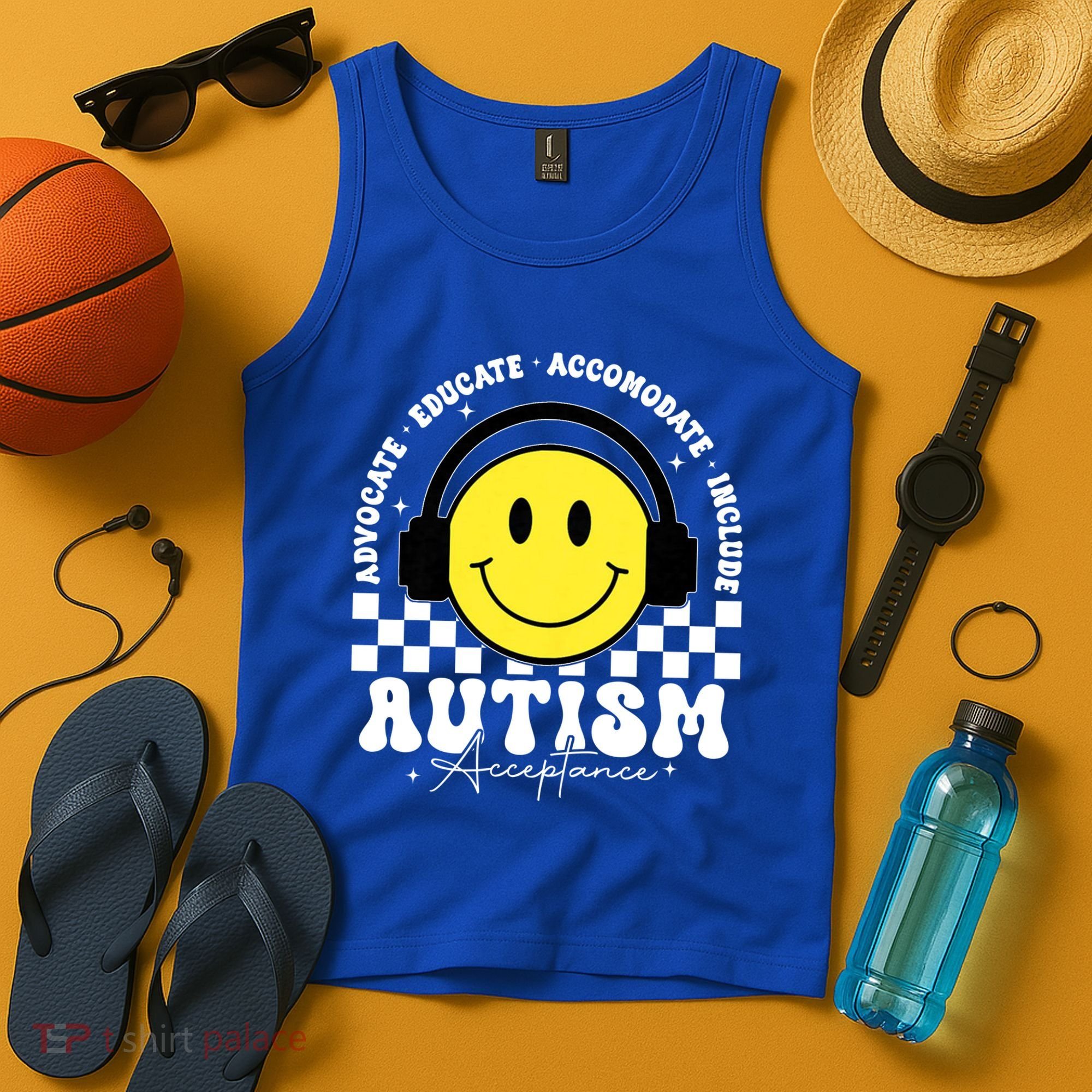 Autism Acceptance Special Education Teacher Tank Top