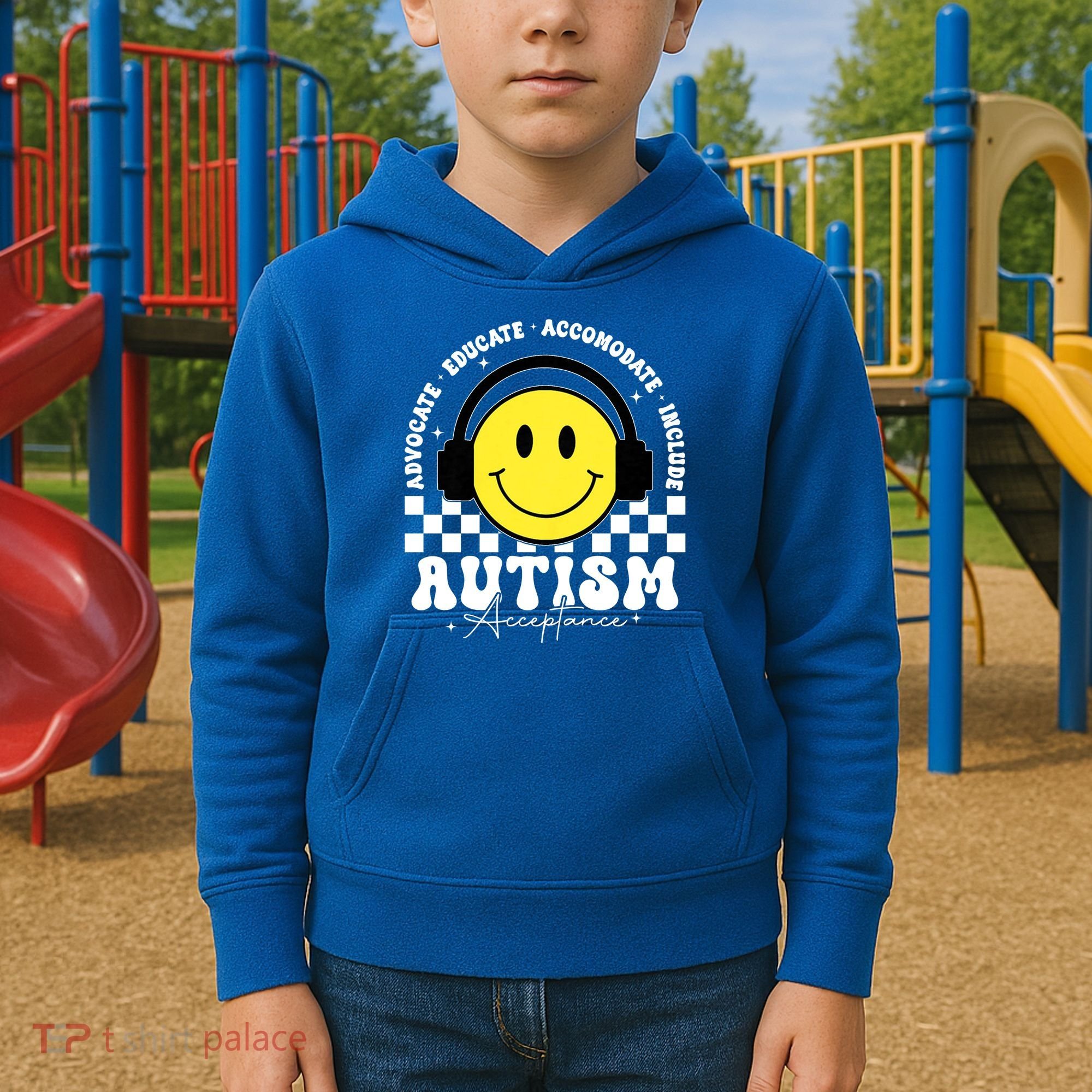 Autism Acceptance Special Education Teacher Kids Hoodie