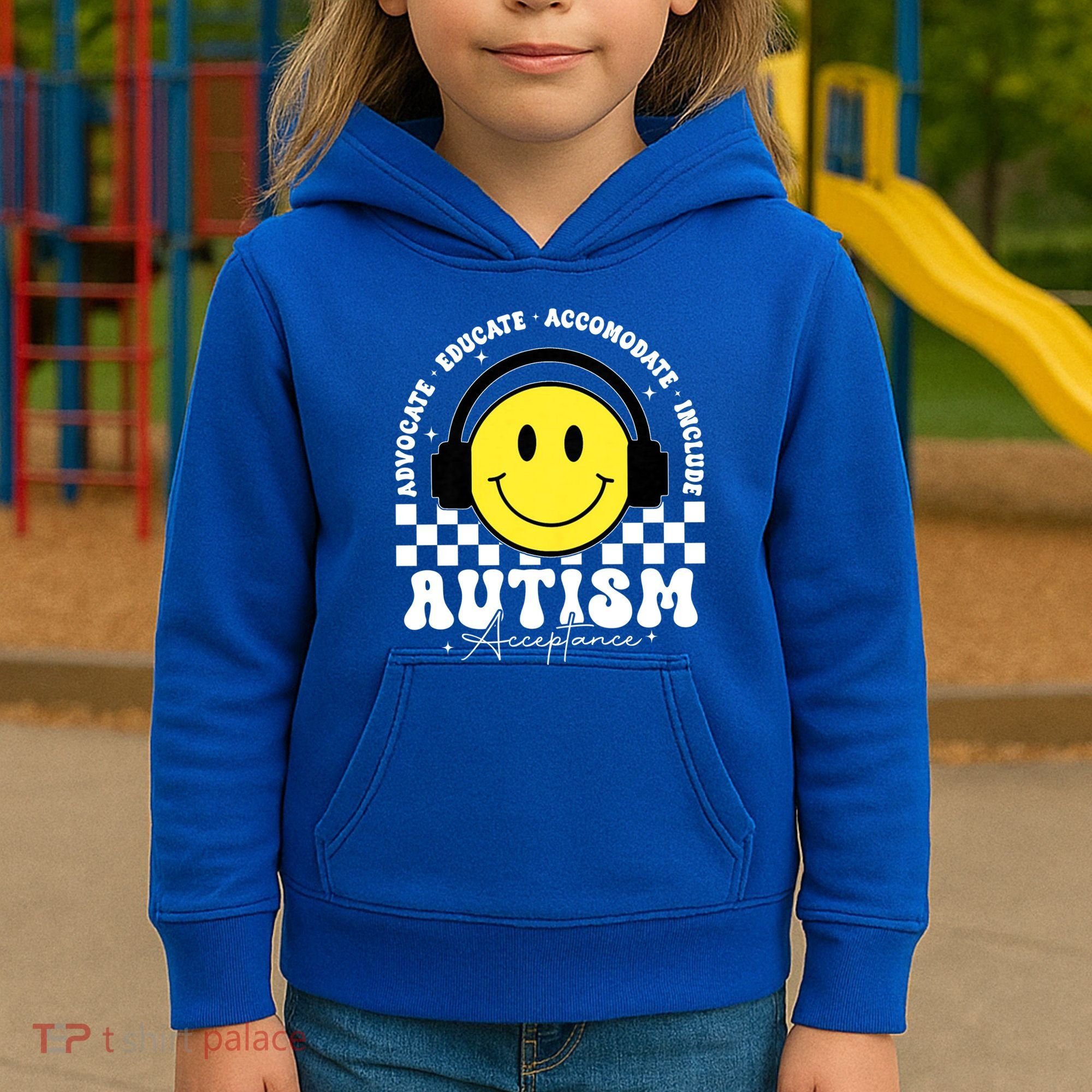 Autism Acceptance Special Education Teacher Kids Hoodie
