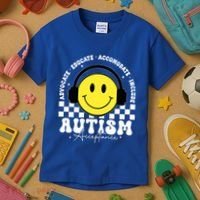 Autism Acceptance Special Education Teacher Kids T-Shirt thumb 3