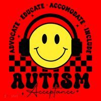 Autism Acceptance Special Education Teacher Santa Hat thumb 1