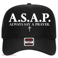 Asap Always Say A Prayer 3 Nails Cross Jesus Christ Christian Catholic Hat thumb 0