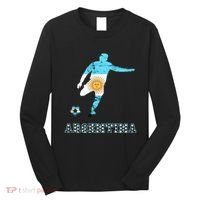Argentina Argentina Soccer Player Sun Of May Argentina Flag Long Sleeve Shirt thumb 0