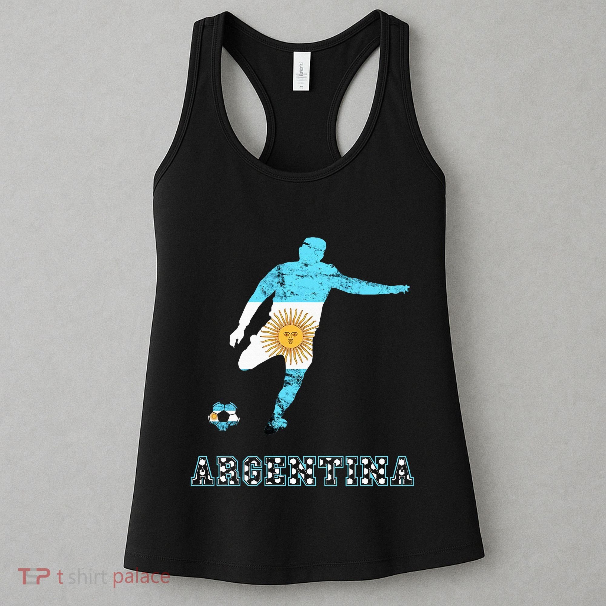 Argentina Argentina Soccer Player Sun Of May Argentina Flag Women's Tank Top