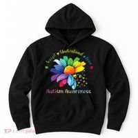 Autism Awareness Sunflower Accept Understand Love Autistic Hoodie thumb 0
